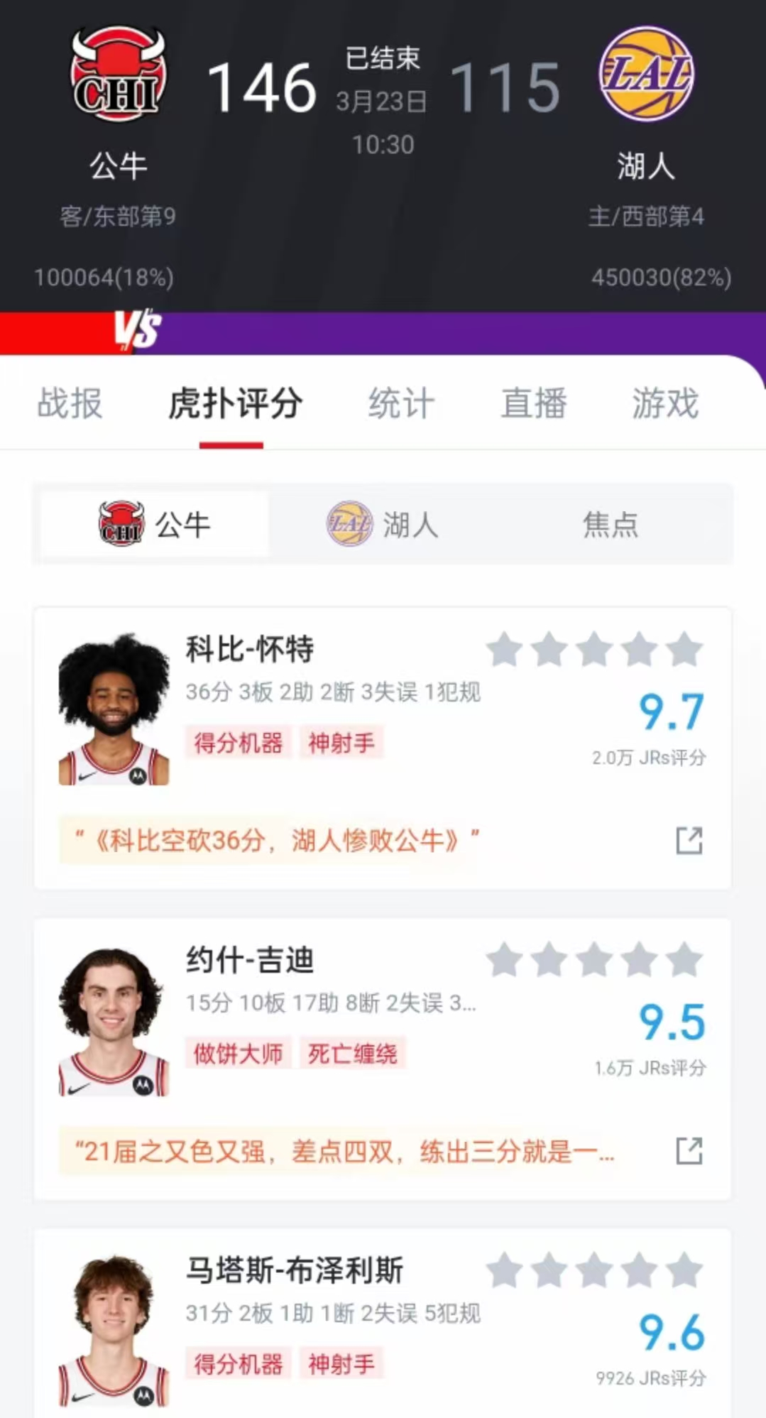 包含赛前芝加哥公牛调整名单以备全明星赛，扳平良机环节打磨，赛场秩序良好，细节决定成败的词条